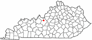 Map of Vine Grove