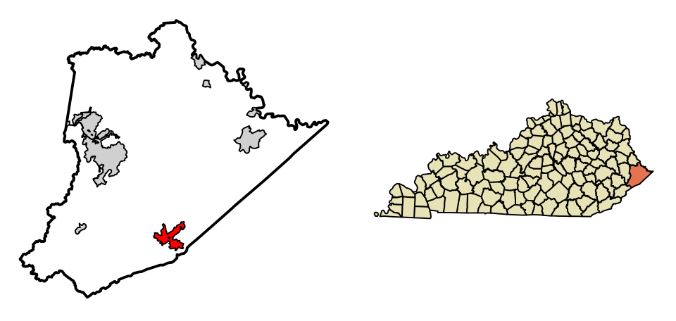 Locator map of Elkhorn