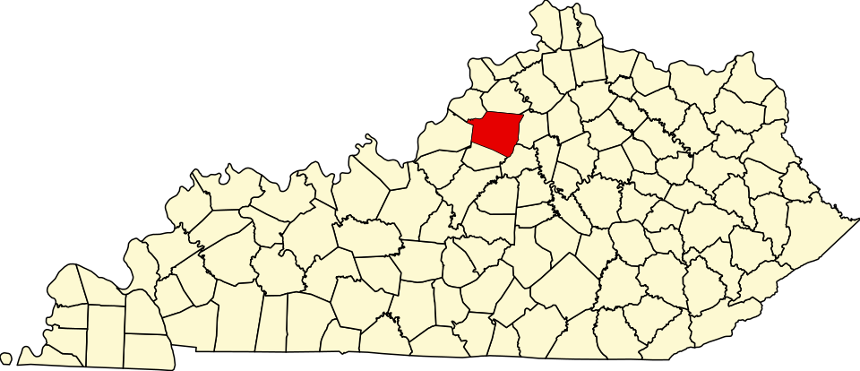 Locator map of Shelbyville