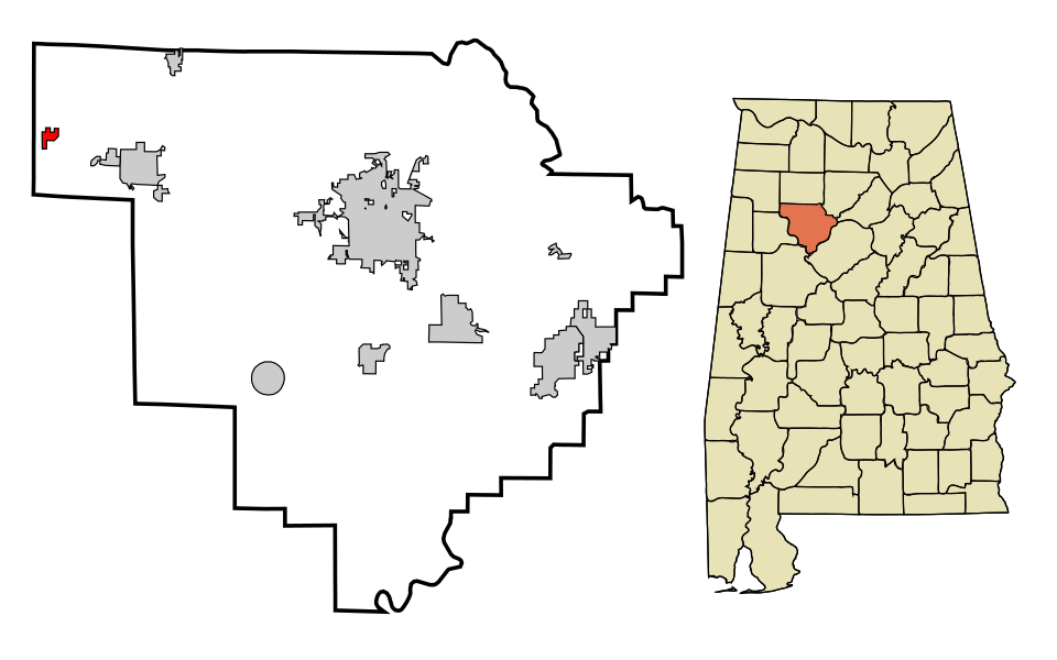 Locator map of Eldridge