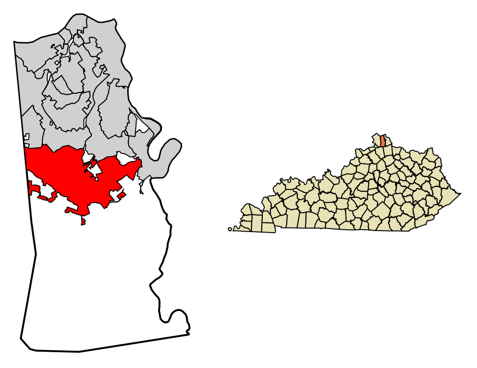 Locator map of Independence