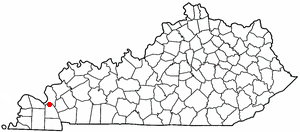 Locator map of Calvert