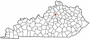 Map of Frankfort