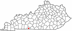 Map of Franklin