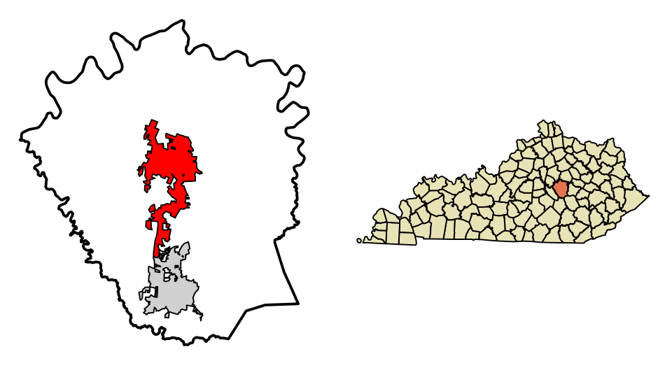 Locator map of Richmond