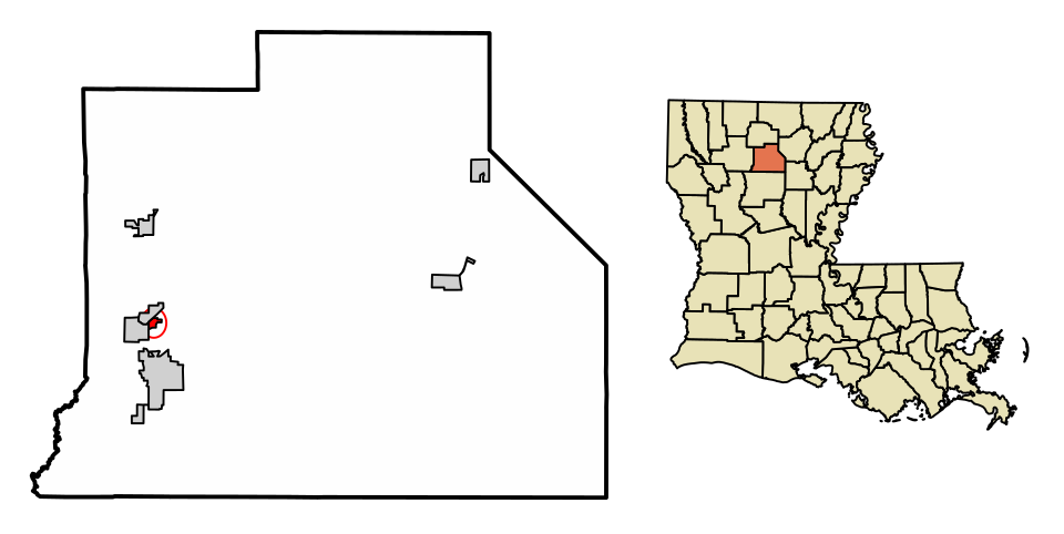 Locator map of East Hodge