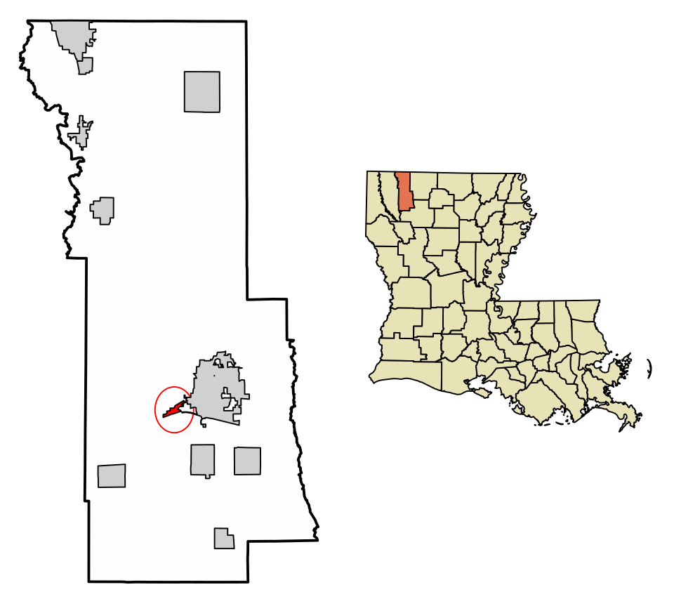 Locator map of Dixie Inn