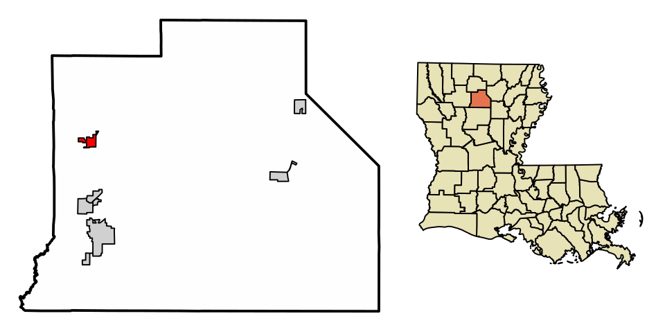 Locator map of Quitman