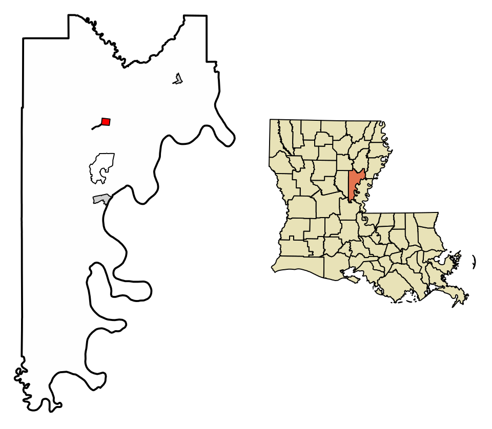 Locator map of Harrisonburg