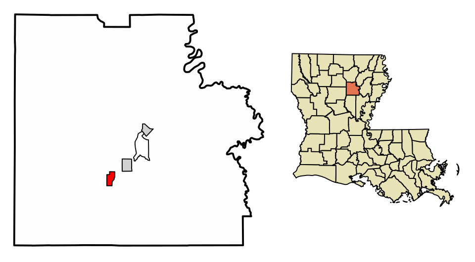 Locator map of Clarks