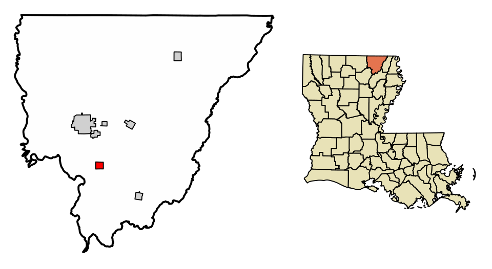 Locator map of Collinston