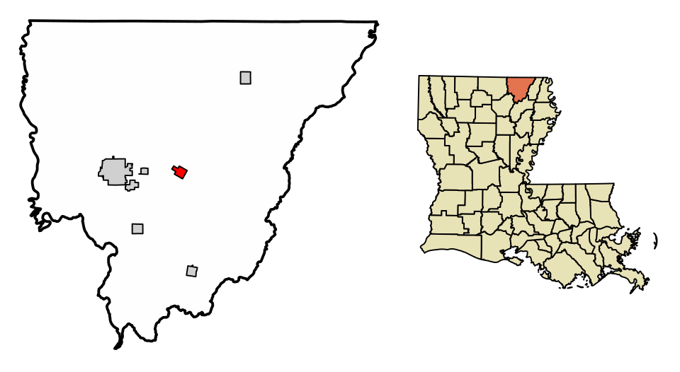Locator map of Mer Rouge