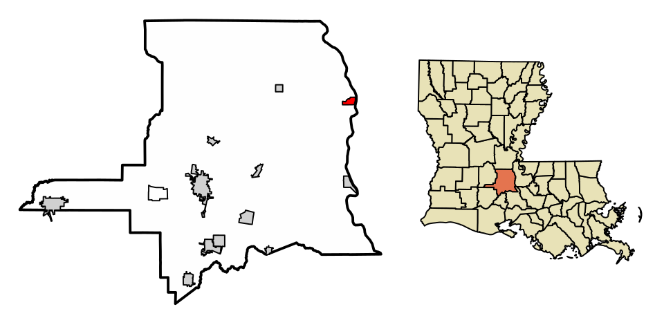 Locator map of Melville