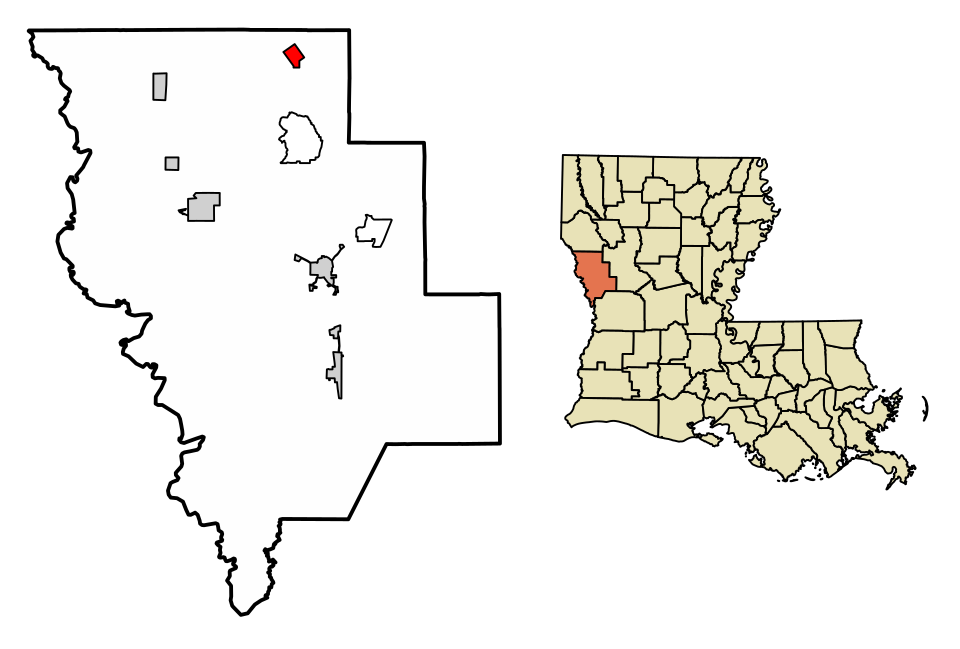 Locator map of Pleasant Hill
