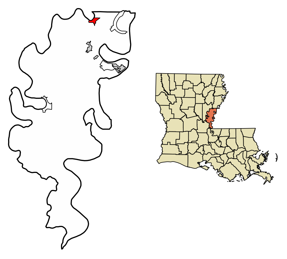 Locator map of Clayton
