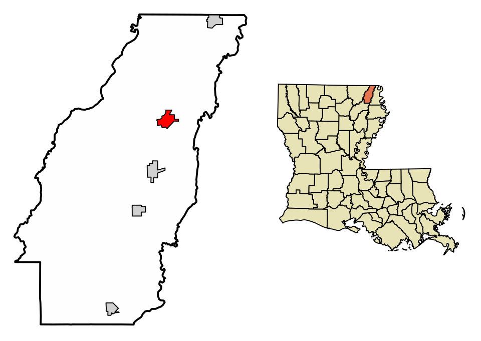 Locator map of Oak Grove