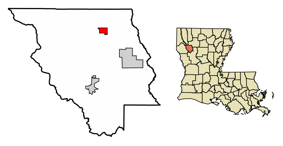 Locator map of Hall Summit