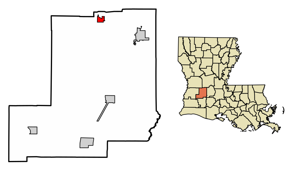 Locator map of Elizabeth