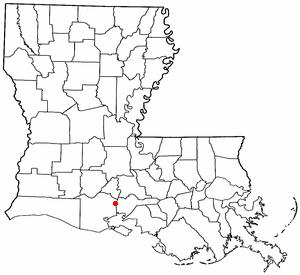 Locator map of Erath