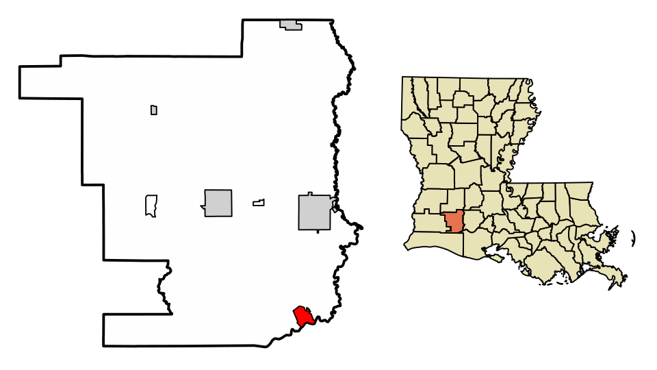 Map of Lake Arthur