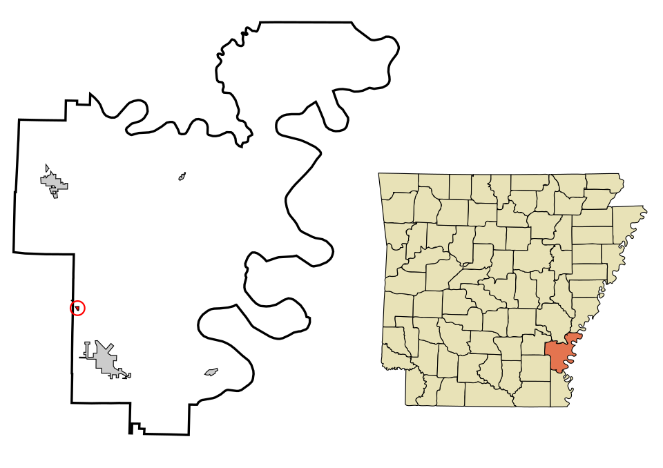 Locator map of Reed