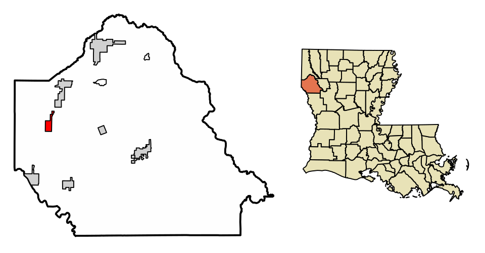 Locator map of Longstreet