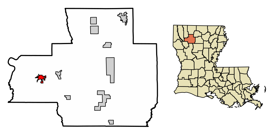 Locator map of Ringgold