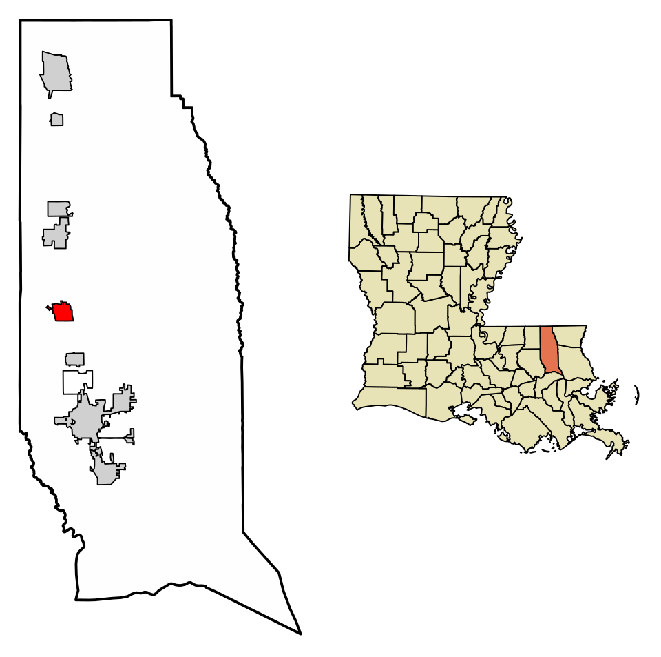 Locator map of Independence