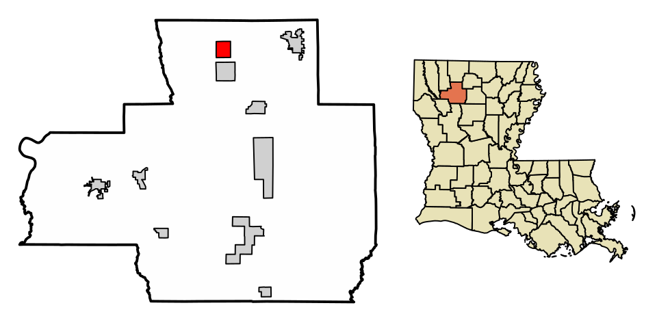 Locator map of Gibsland