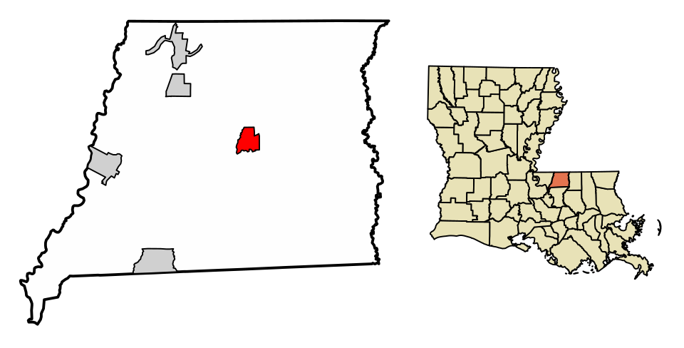 Locator map of Clinton