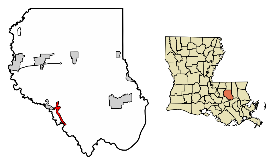 Locator map of French Settlement