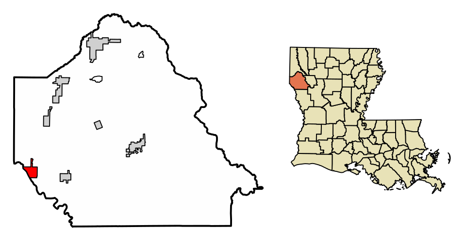 Locator map of Logansport