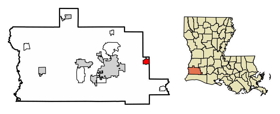 Locator map of Iowa