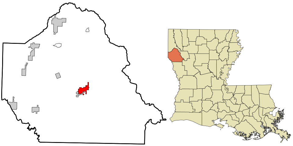 Locator map of Mansfield