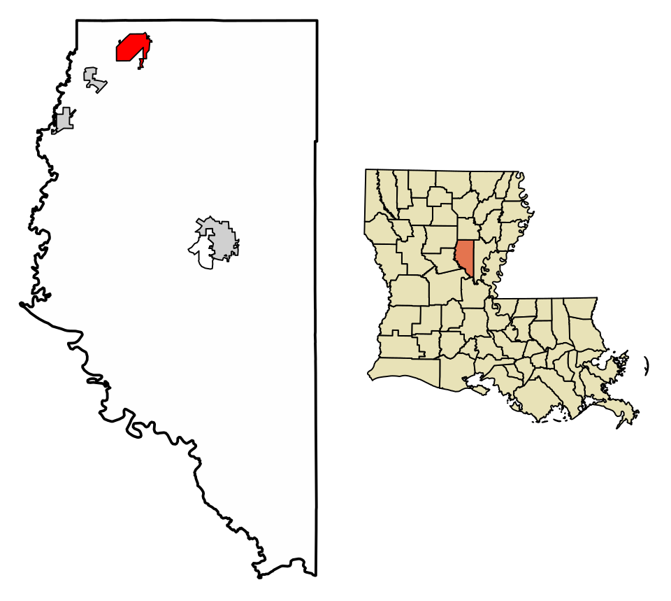 Locator map of Olla