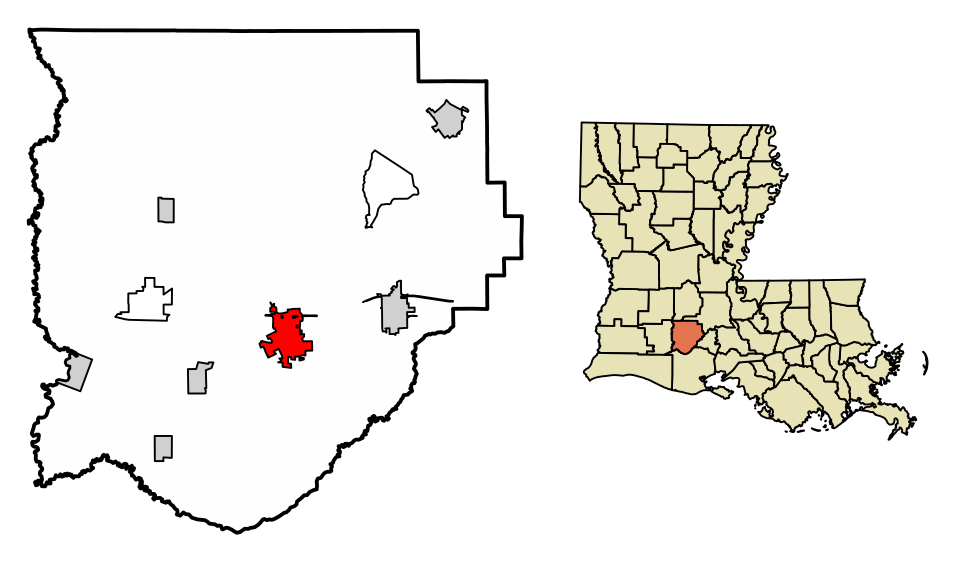 Locator map of Crowley