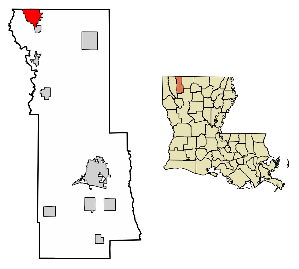 Locator map of Springhill