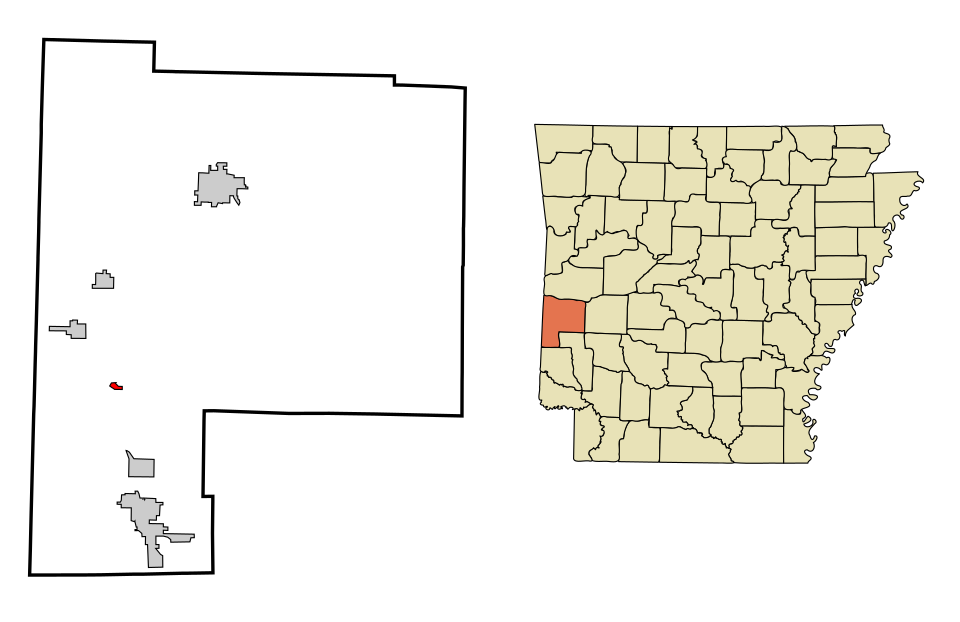 Locator map of Vandervoort