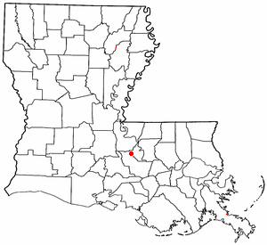 Locator map of Rosedale