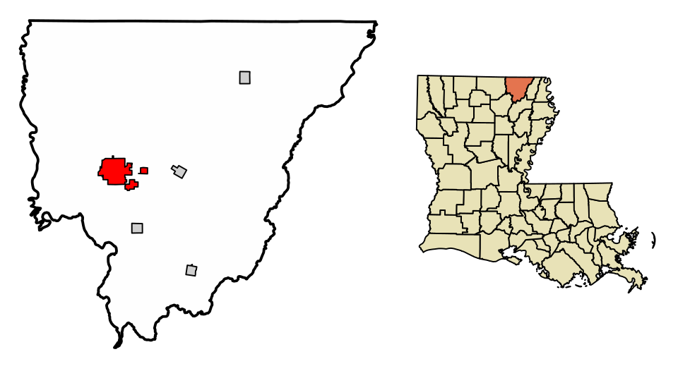 Map of Bastrop