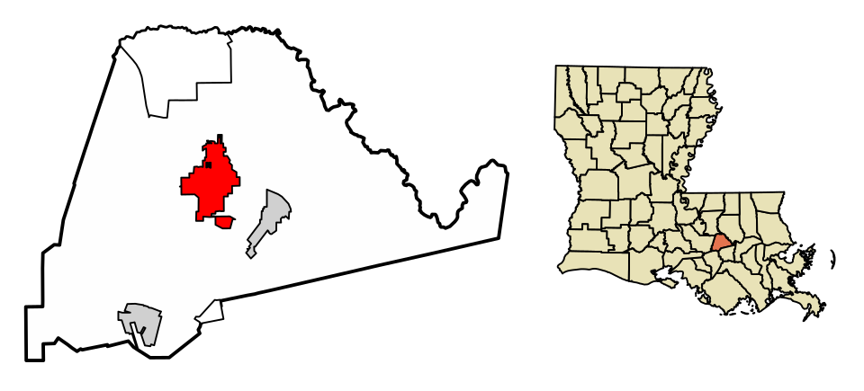 Locator map of Gonzales