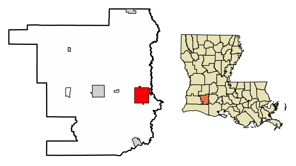 Locator map of Jennings