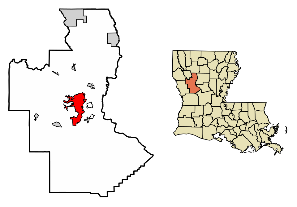Locator map of Natchitoches