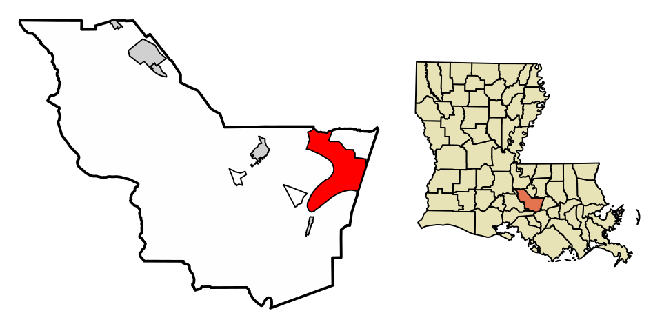Locator map of St. Gabriel