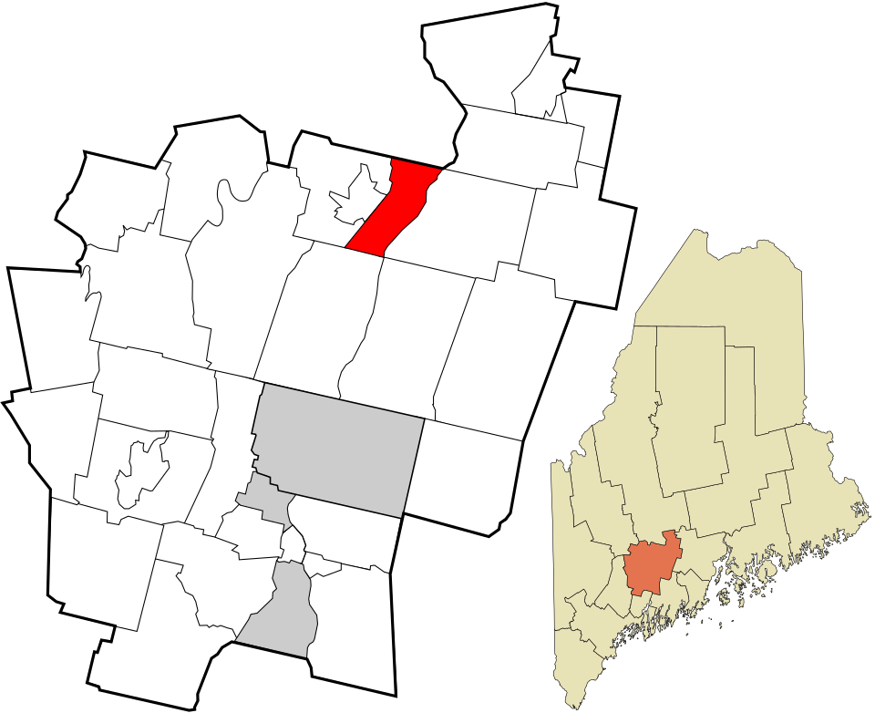 Locator map of Waterville