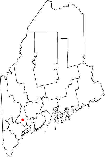 Locator map of Lewiston