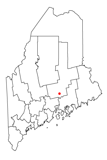 Locator map of Bangor