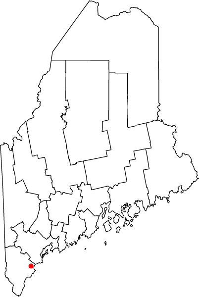 Locator map of Saco