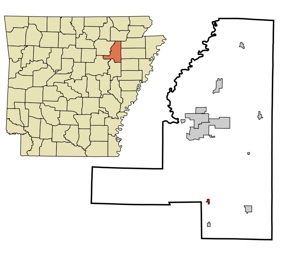 Locator map of Weldon