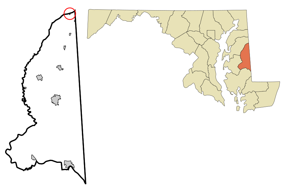 Locator map of Templeville